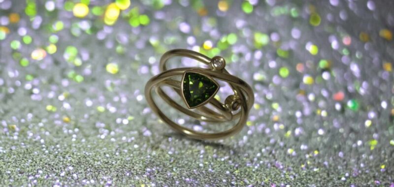 remodelling old gold jewellery into new ring