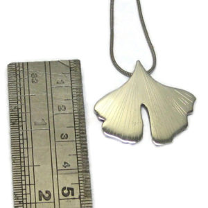 ginkgo leaf pendant