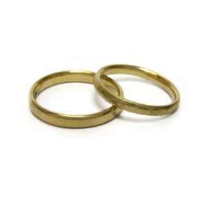 Fairtrade gold wedding rings