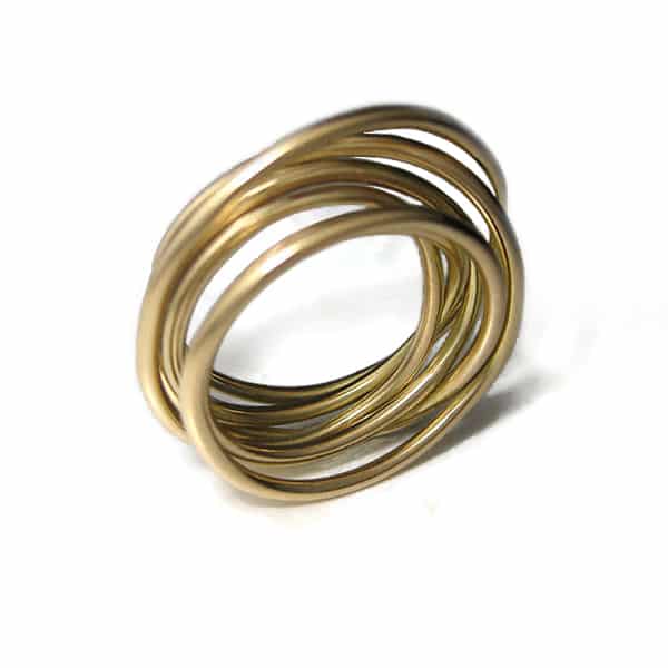 gold infinity ring