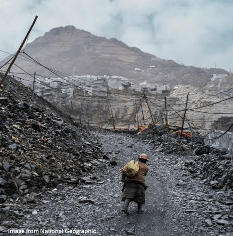 La Rinconada gold mining city in Peru